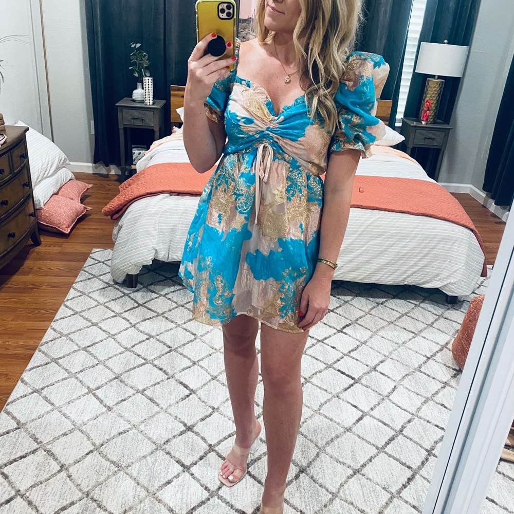 Buddylove Puff Sleeve Mini dress
